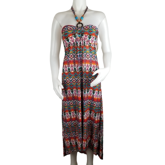 Derek Heart Halter Style Maxi Dress NWT - Picture 1 of 8